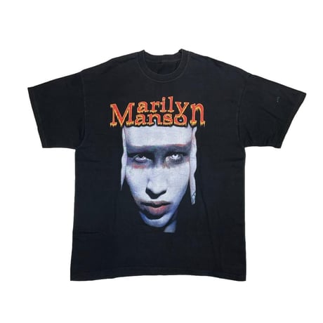 MARILYN MANSON DOUBLE SIDE PRINT BACK LOGO FITS XL 2599