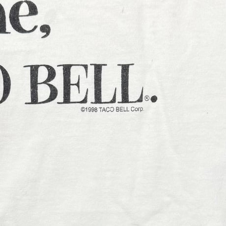 TACO BELL 1998 Senorita, I'm thinking... WHITE Lee  LARGE 4156