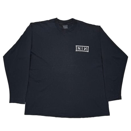 NINE INCH NAILS FRONT EMBROIDERY BACK BIG LOGO BOOTLEG LS SCREEN STARS FITS XL 8394
