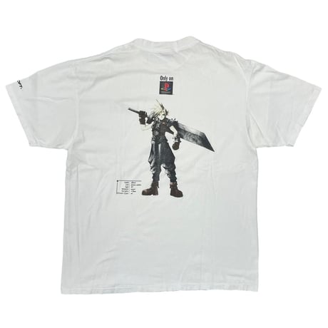 FINAL FANTASY 7 CLOUD ONLY ON PLAY STATION WHITE POWER PRO ONEITA XL 2667