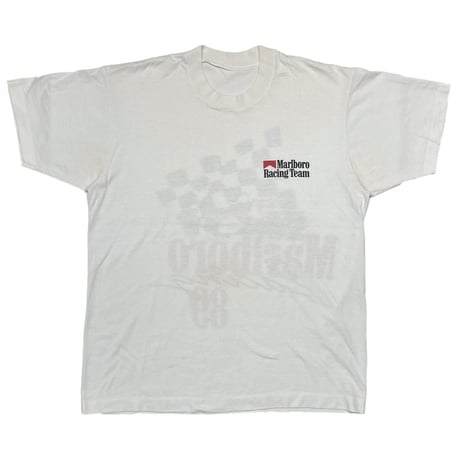 Marlboro RACING TEAM 89 F-1 WHITE FITS L-XL