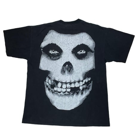 MISFITS 1995 DOUBLE FACE SKULL BLACK/GREEN CRESSONA XL  2058