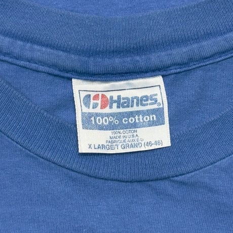BEN & JERRY 1983 Woody Jackson BEN & JERRY COW BLUE Hanes XL 4031