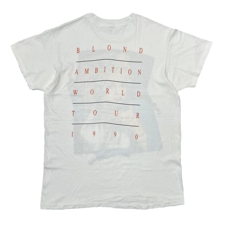 MADONNA BLOND AMBITION STRIKE A POSE 1990 TEE WHITE HANES XL 1163