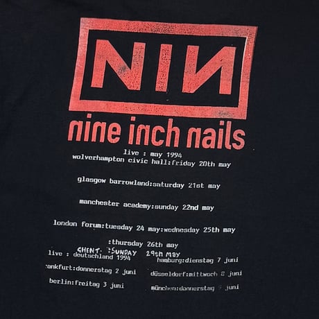 NINE INCH NAILS THE DOWNWARD SPIRAL  BOOTLEG LS XL 8326