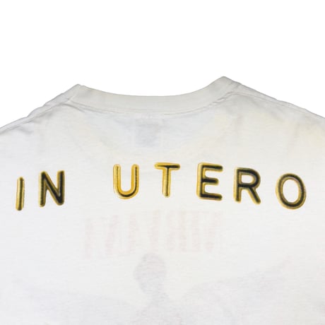 NIRVANA IN UTERO BACKSTAGE PASS Hanes XL 1478