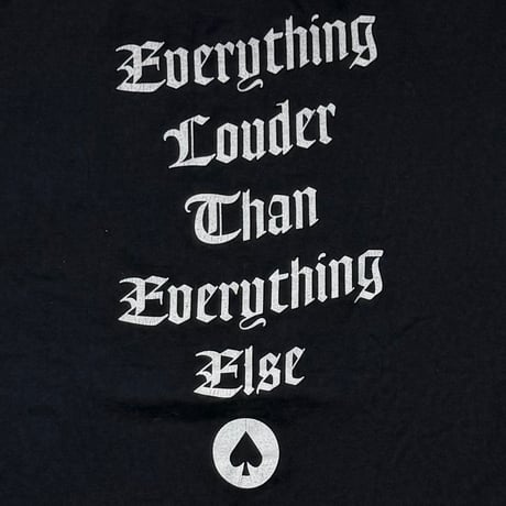 MOTORHEAD ENGLISH LOGO EVERYTHING LOUDER THAN EVERYTHING ELSE LS ANVIL XL 5419