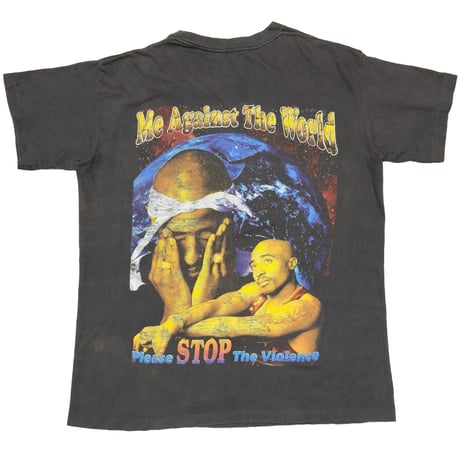 2PAC RAP DESIGN Me Against The World HB Tee XL 4156