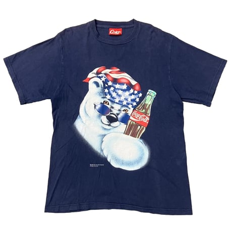 COCA-COLA 1995 POLAR BEAR NAVY LARGE 8147