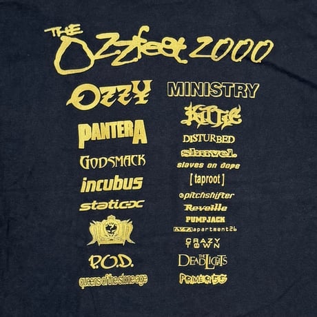 THE OZZ FEST 2000 MUSIC FESTIVAL ALL SPORT XL 7709