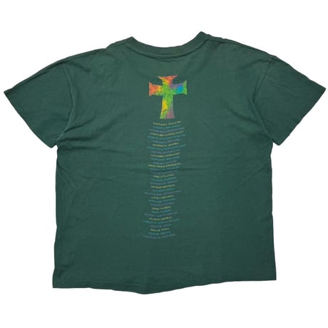 BON JOVI CROSS BACK TOUR GREEN FITS XL 9190