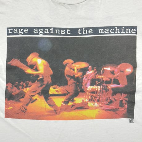 RAGE AGAINST THE MACHINE MEMBER PORTRAIT WHITE SCREEN STARS XL 4349