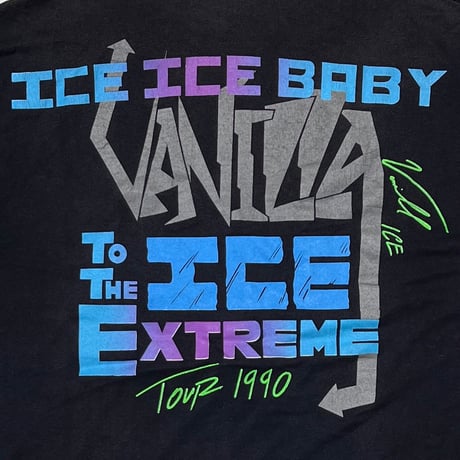 VANILLA ICE 1990 ICE ICE BABY TEE JAYS XL 5553