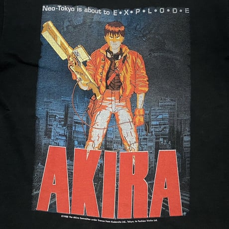 AKIRA 1988 KANEDA EXPRODE TEE FRUIT OF THE LOOM XL 5607