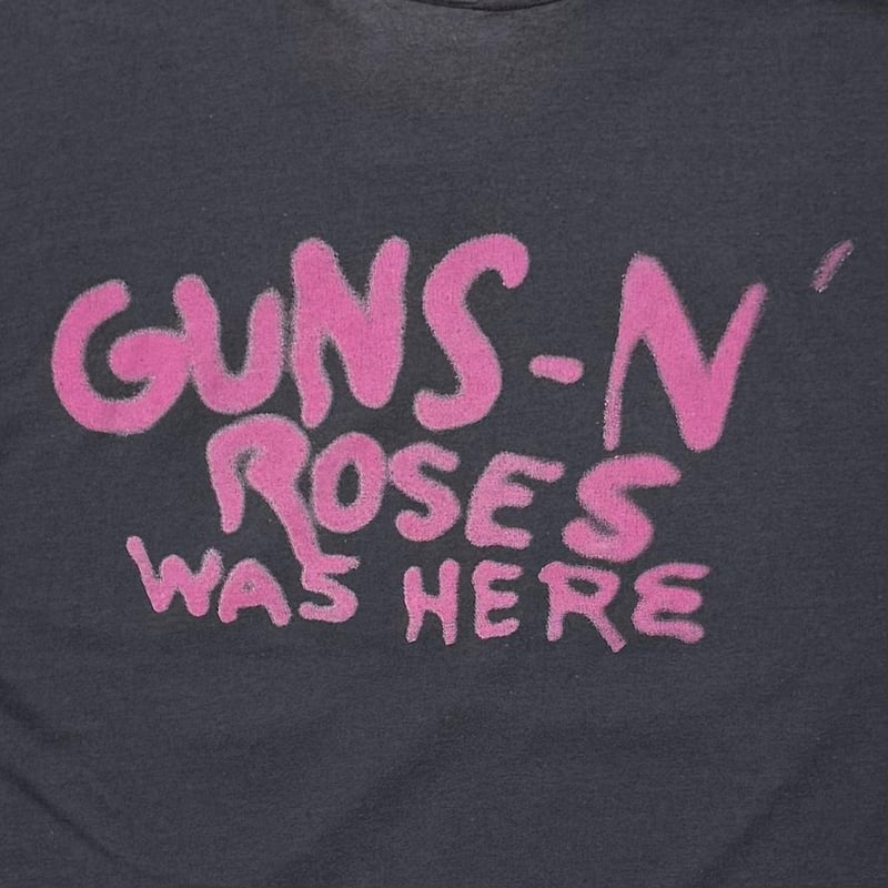 GUNS N' ROSES 1989 WAS HERE BROCKUM LARGE 6892