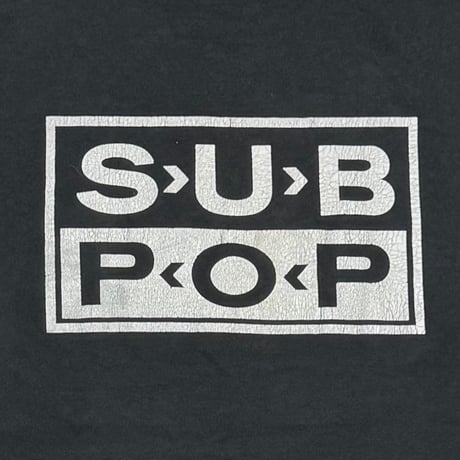 SUB POP NO COMMENT. TEXT LS BLACK FRUIT OF THE LOOM MEDIUM 7674
