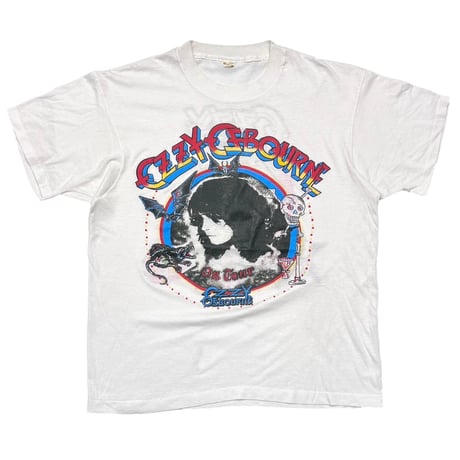 OZZY OSBOURNE 80's ON TOUR WHITE FITS LARGE 3475