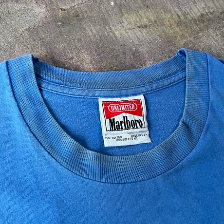 FADE is BEAUTIFUL [No.18] Marlboro COYOTE POCKET TEE BLUE OSFA FITS XL 4105