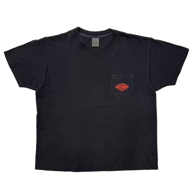 HARLEY DAVIDSON LOGO POCKET TEE 3D EMBLEM XL 98