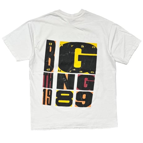 DURAN DURAN BIG THING 1989 WHITE HANES FITS LARGE 3224