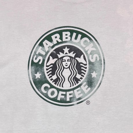 STARBUCKS COFFEE LOGO AAFES WHITE Hanes XL 4486