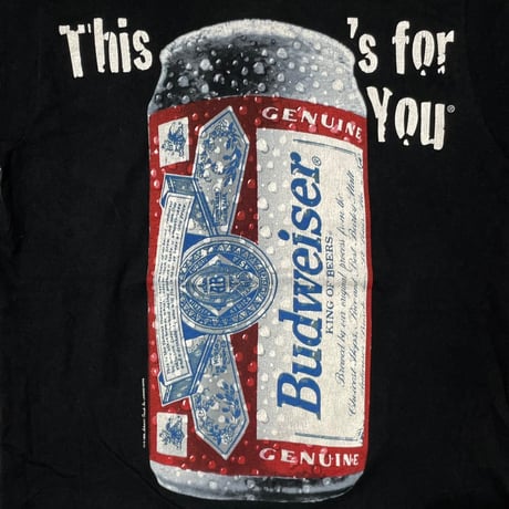 Budweiser This BUD's FOR YOU HUGE CAN WILD OATS LARGE 9885