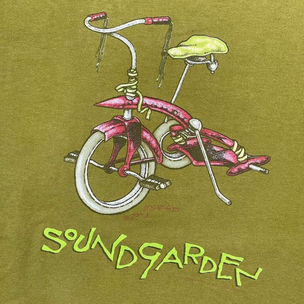 SOUNDGARDEN PUSHEAD 1994 COME STAND ME UP KHAKI