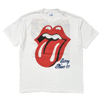 THE ROLLING STONES STEEL WHEELS TOUR 1989 WHITE TOPICAL XL 5536