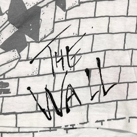 PINK FLOYD 1989 THE WALL OVP WHITE HANES LARGE 9611