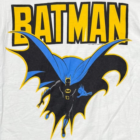 DC COMICS 1988 BATMAN WHITE ONEITA LARGE 0880