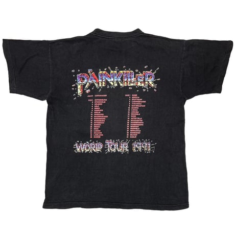 Judas Priest 1991 PAINKILLER WORLD TOUR EURO FITS LARGE 7719