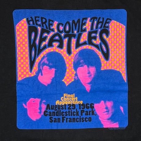THE BEATLES FINAL CONCERT APPEARANCE HERE COME THR BEATLES HANES XL 7879