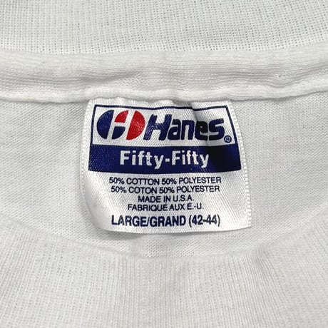 MADONNA WHO'S THAT GIRL SIGNATURE WHITE HANES LARGE 8578