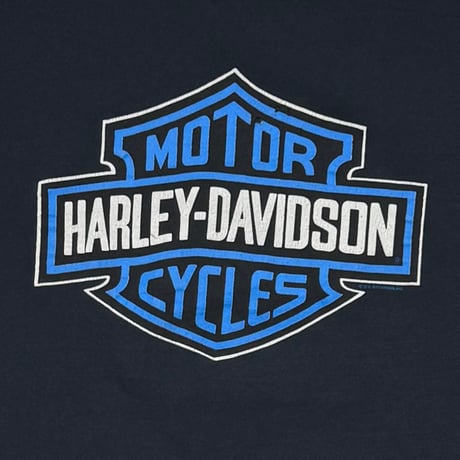 HARLEY DAVIDSON BLUE EMBLEM FLAME LS THURNALL'S XXL 5107