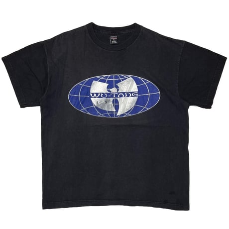 WU-TANG CLAN BLUE GLOBE LOGO BACK MEMBER POLYGRAM XL 2139