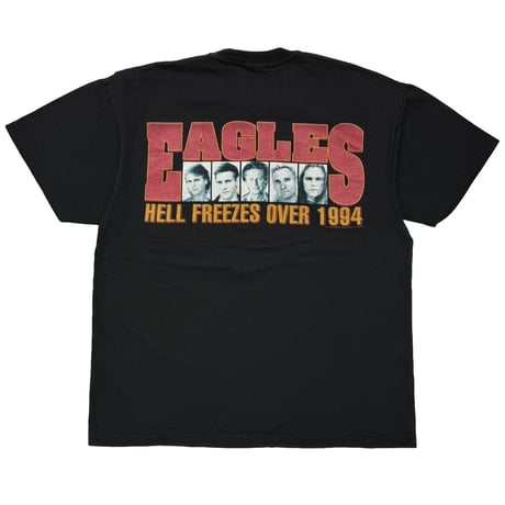 EAGLES HELL FREEZES OVER 1994 WORLD TOUR BLACK HANES XL 8414