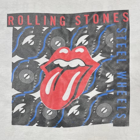 ROLLING STONES STEEL WHEELS TOUR WHITE STEDMAN XL 5085
