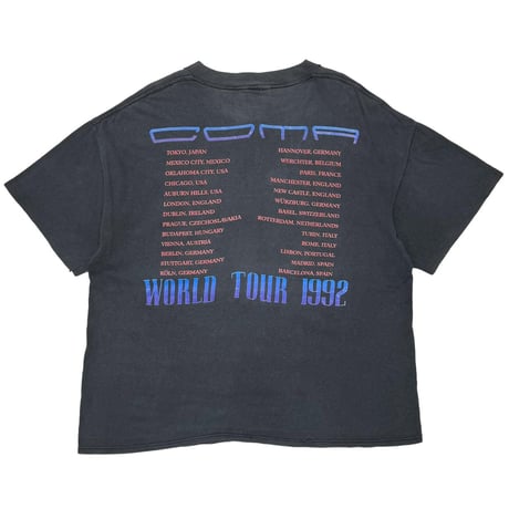 GUNS N' ROSES COMA TOUR 1992 BROCKUM XL 0758