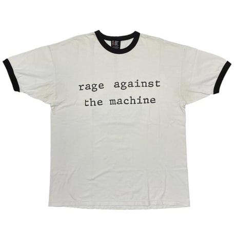 RAGE AGAINST THE MACHINE RECKING BALL RINGER TEE WHITE GIANT XL 9881