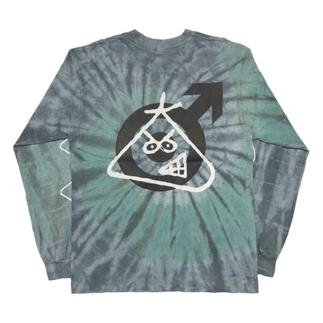 THERAPY ? PLEASURE DEATH LS TIEDYE FRUIT OF THE LOOM LARGE 6921