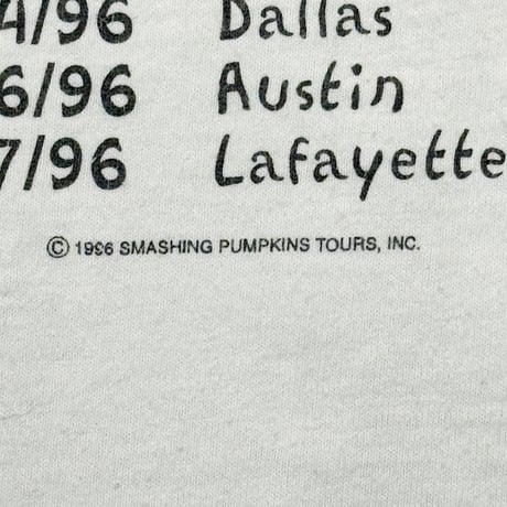 THE SMASHING PUMPKINS Infinite Sadness Tour 1996 GIANT by TEEJAYS XL 8661