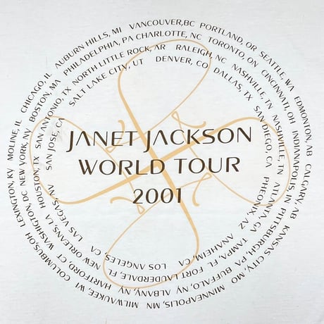 JANET JACKSON 2001 ALL FOR YOU WORLD TOUR M&O LARGE 8354