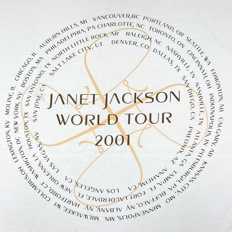 JANET JACKSON 2001 ALL FOR YOU WORLD TOUR M&O L
