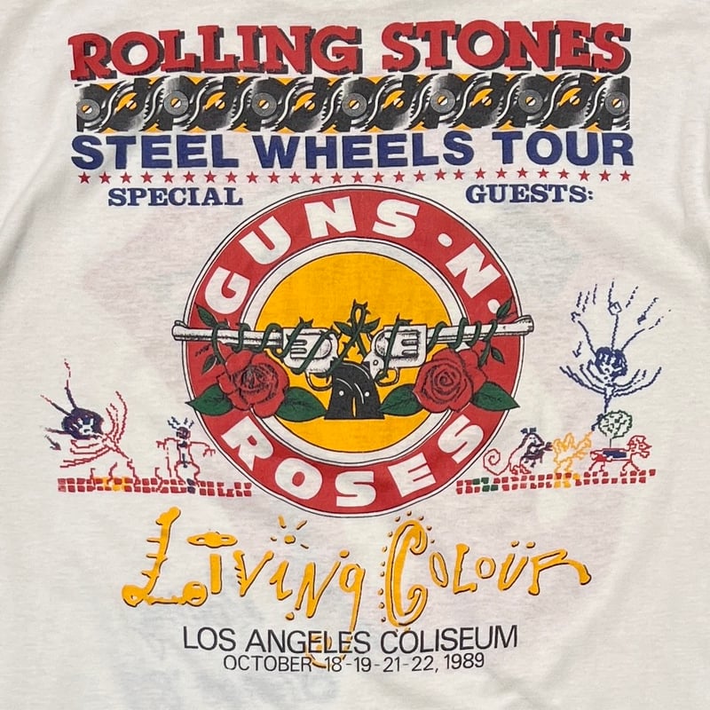 THE ROLLING STONES x GUNS N' ROSES x LIVING COL