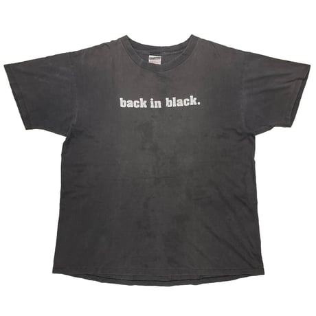 AC/DC BACK IN BLACK ONEITA XL 0364