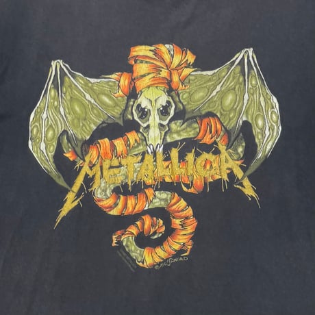 METALLICA PUSHEAD 1992 WHERVER I MAY ROAM DRAGON METALLICA TAG XL 4795