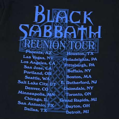 BLACK SABBATH REUNION TOUR ROYAL AVALON LARGE 6979