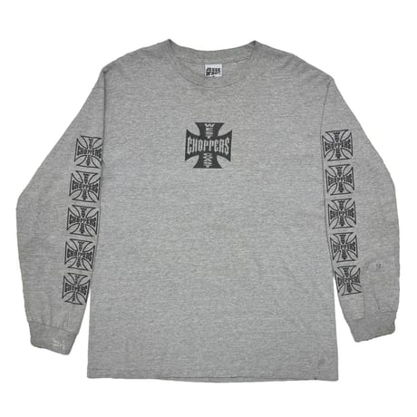 WEST COAST CHOPPERS	IRON CROSS LONG BEACH CA ASH GREY LARGE 8454