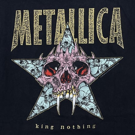 METALLICA PUSHEAD KING NOTHING SLEEVELES GIANT LARGE 7172