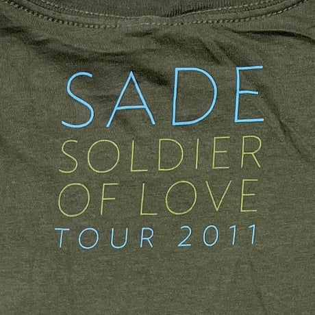 SADE SOLDIER OF LOVE TOUR 2011 KHAKI DELTA XL 6379